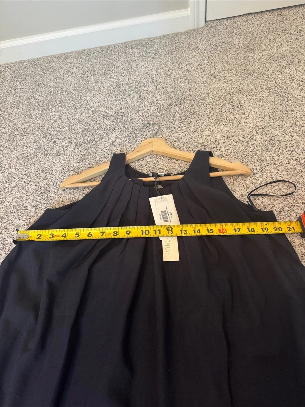 Pinch Black Sleeveless Maxi Dress with A-Line Flow - Picture 7 of 8